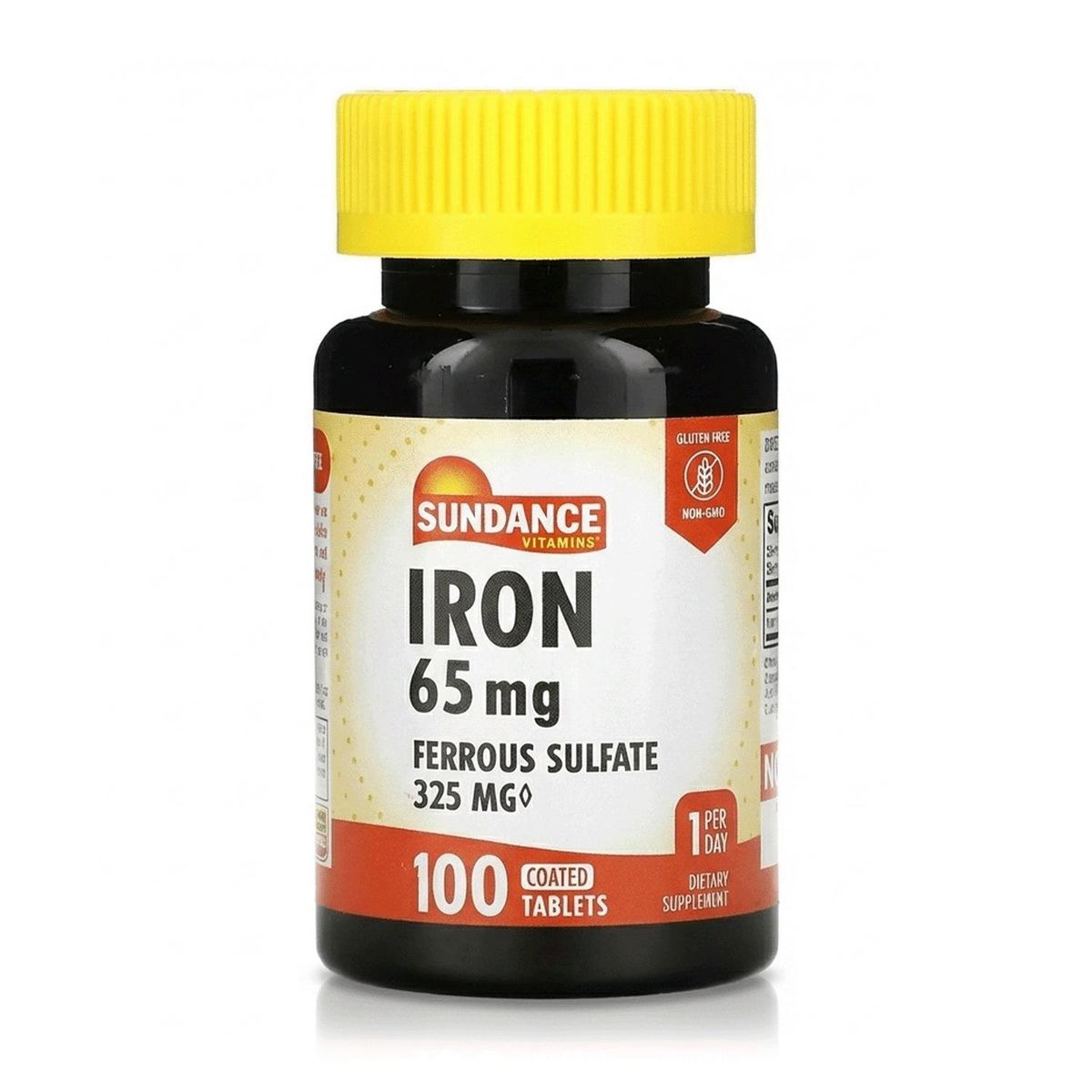 SUNDANCE - Hierro 65 mg (100 Tabletas) - Energía Vital - Sundance