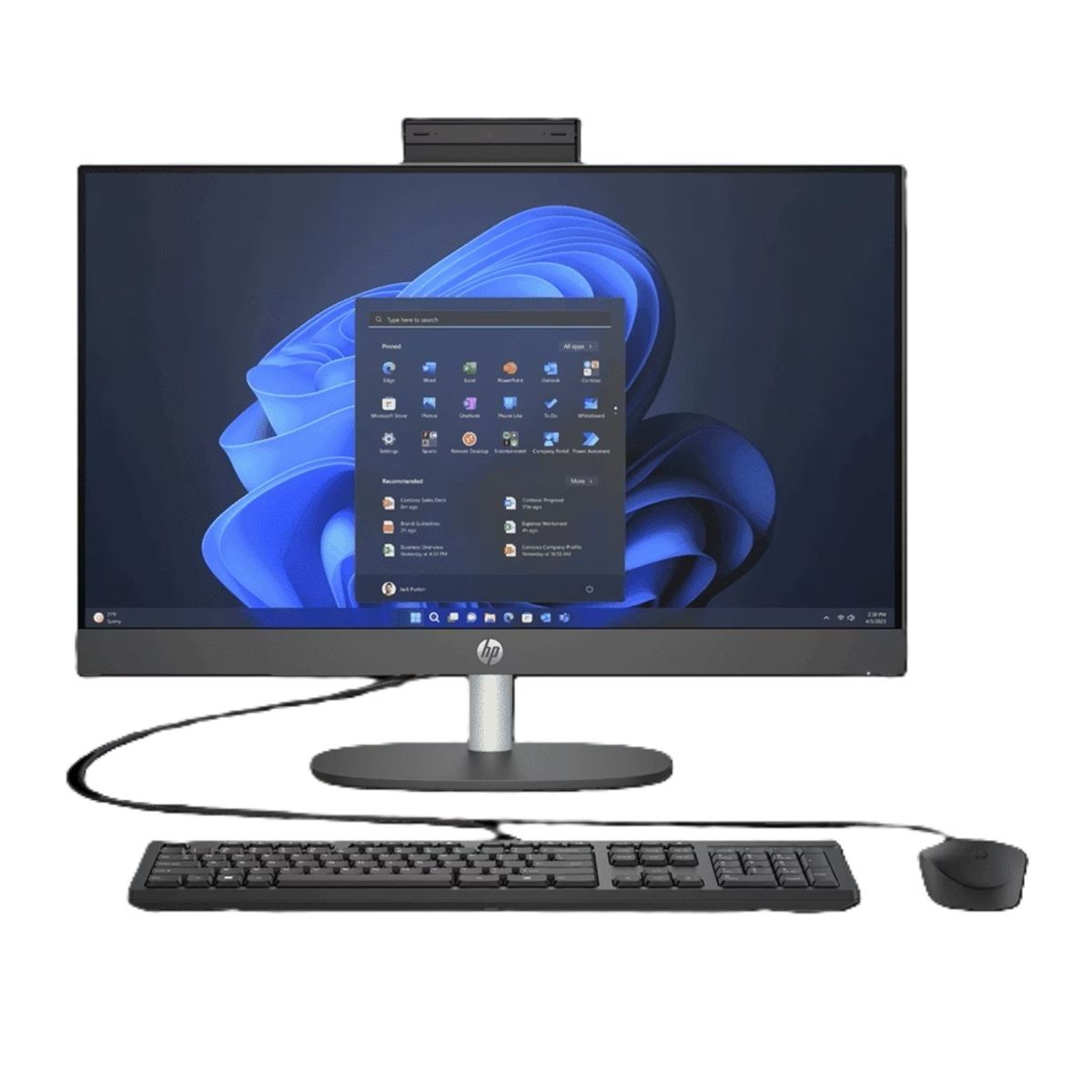 HP - All In One HP Pro One 245 G10 AMD Ryzen 5 512GB SSD 16GB Negro