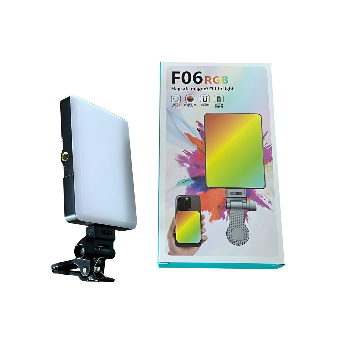 GENERICO - Luz Led RGB Portátil Para Celular