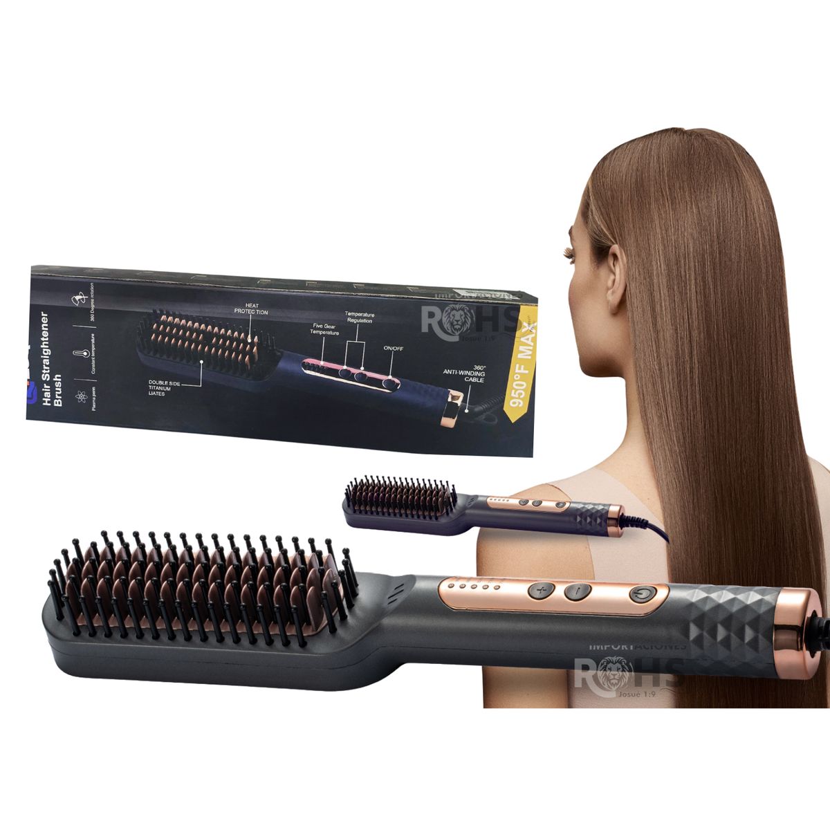 OEM - Cepillo Peine Alisador de Cabello