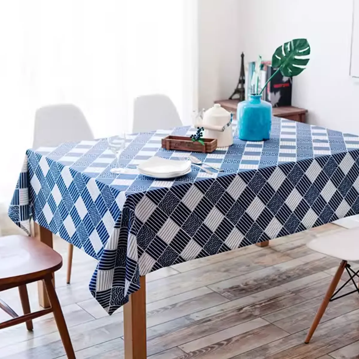 BAALATHKKO5 - Mantel Rectangular Rústico Texturizado Premium 140220 Cm - BORLA CUADROS