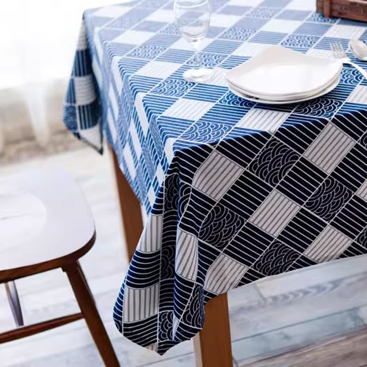 BAALATHKKO5 - Mantel Rectangular Rústico Texturizado Premium 140220 Cm - BORLA CUADROS