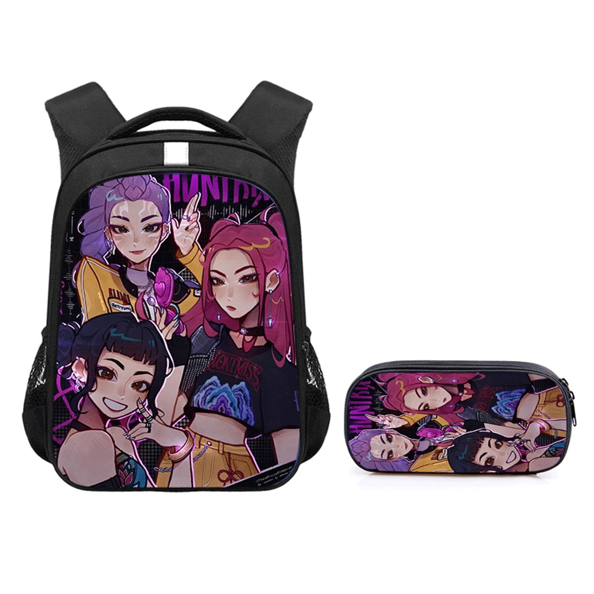 TIOZONEY - Juego de mochila escolar Kpop Las Guerreras K-pop Huntrix Cazadoras de demonios