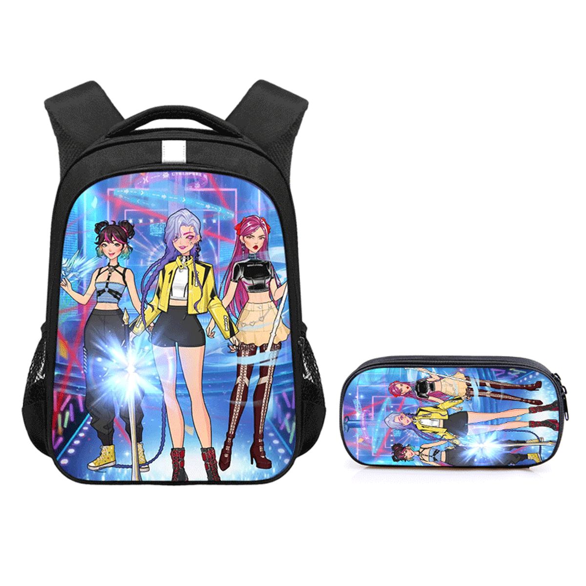 TIOZONEY - Juego de mochila escolar Kpop Las Guerreras K-pop Huntrix Cazadoras de demonios