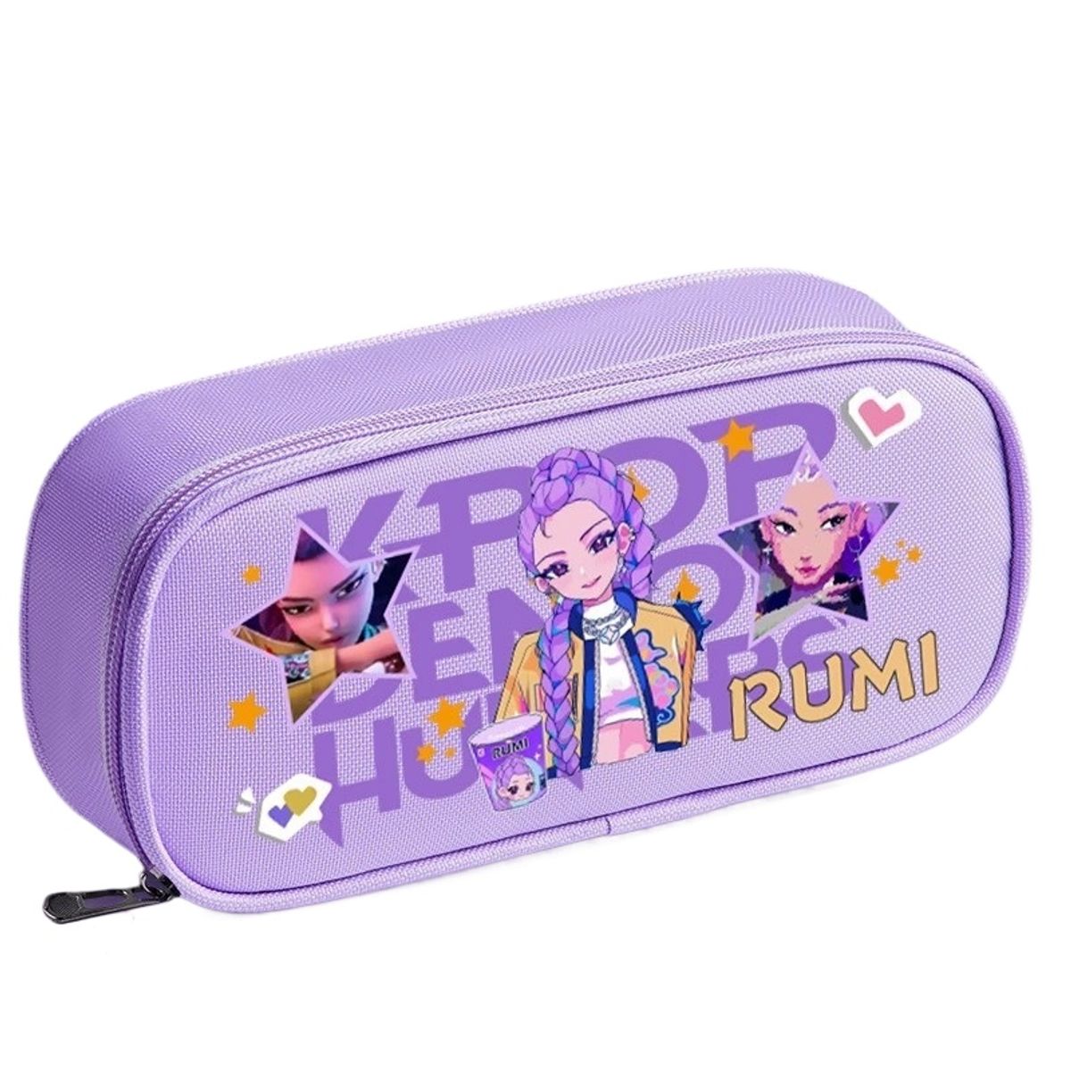 TIOZONEY - Estuche portátil multifunción para lápices Kpop Demon Hunters