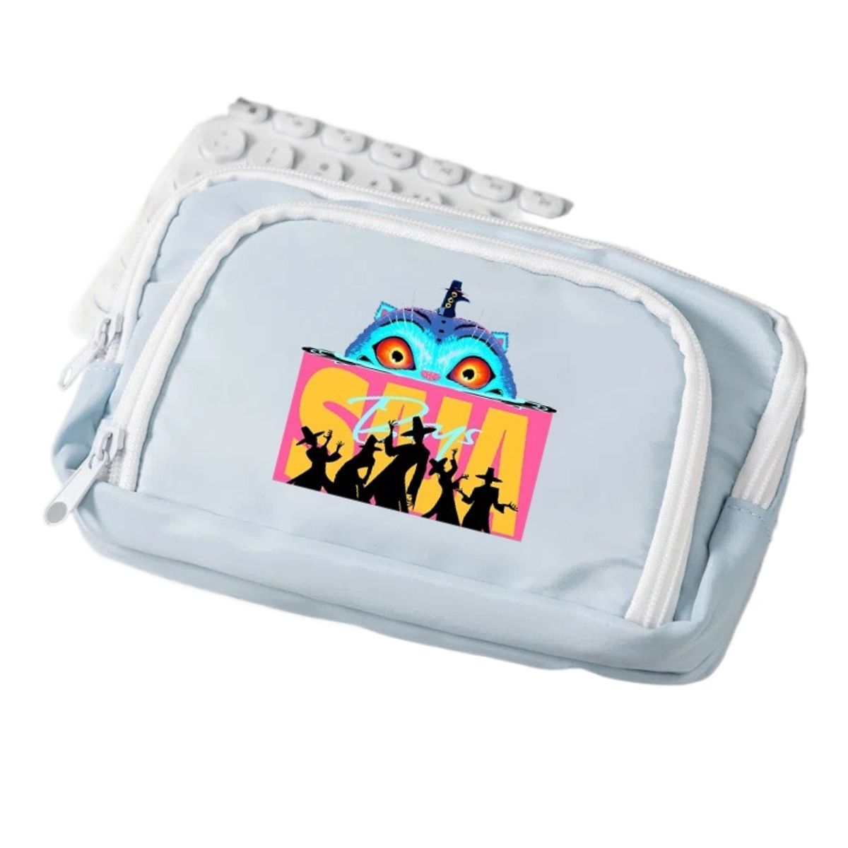 TIOZONEY - Estuche portátil multifunción para lápices Kpop Demon Hunters