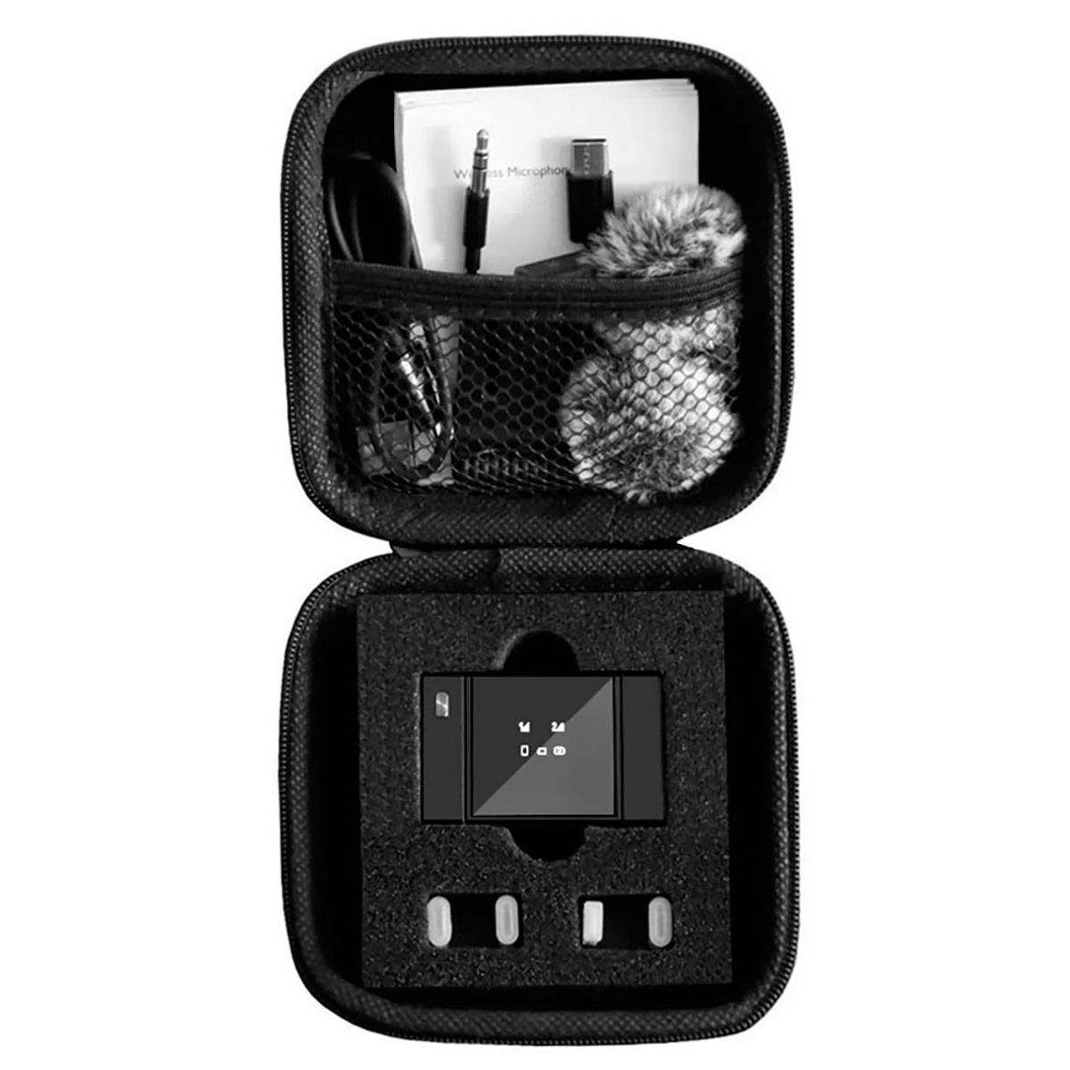 NANOTRON TECHNOLOGIES - Micrófonos SX50 Pro con receptor de carga magnética para Tipo C,  IOS y Cámaras con estuche