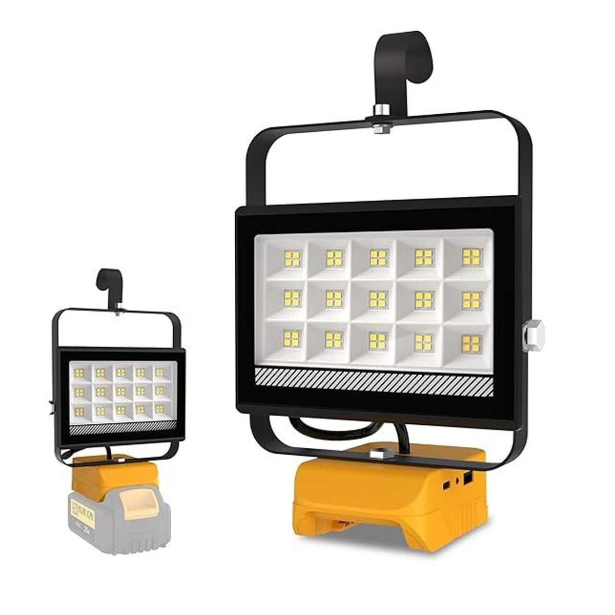 DEWALT - Reflector Inalambrico de Trabajo 60W LED 4500 Lumenes para baterias Dewalt 20V con puerto USB Tipo C