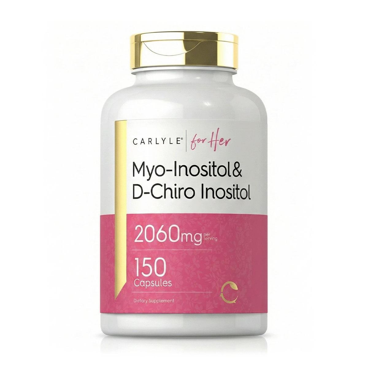 VITAMINA - Myo-Inositol & D-Chiro Inositol 2060 mg (150 Cápsulas) - Carlyle