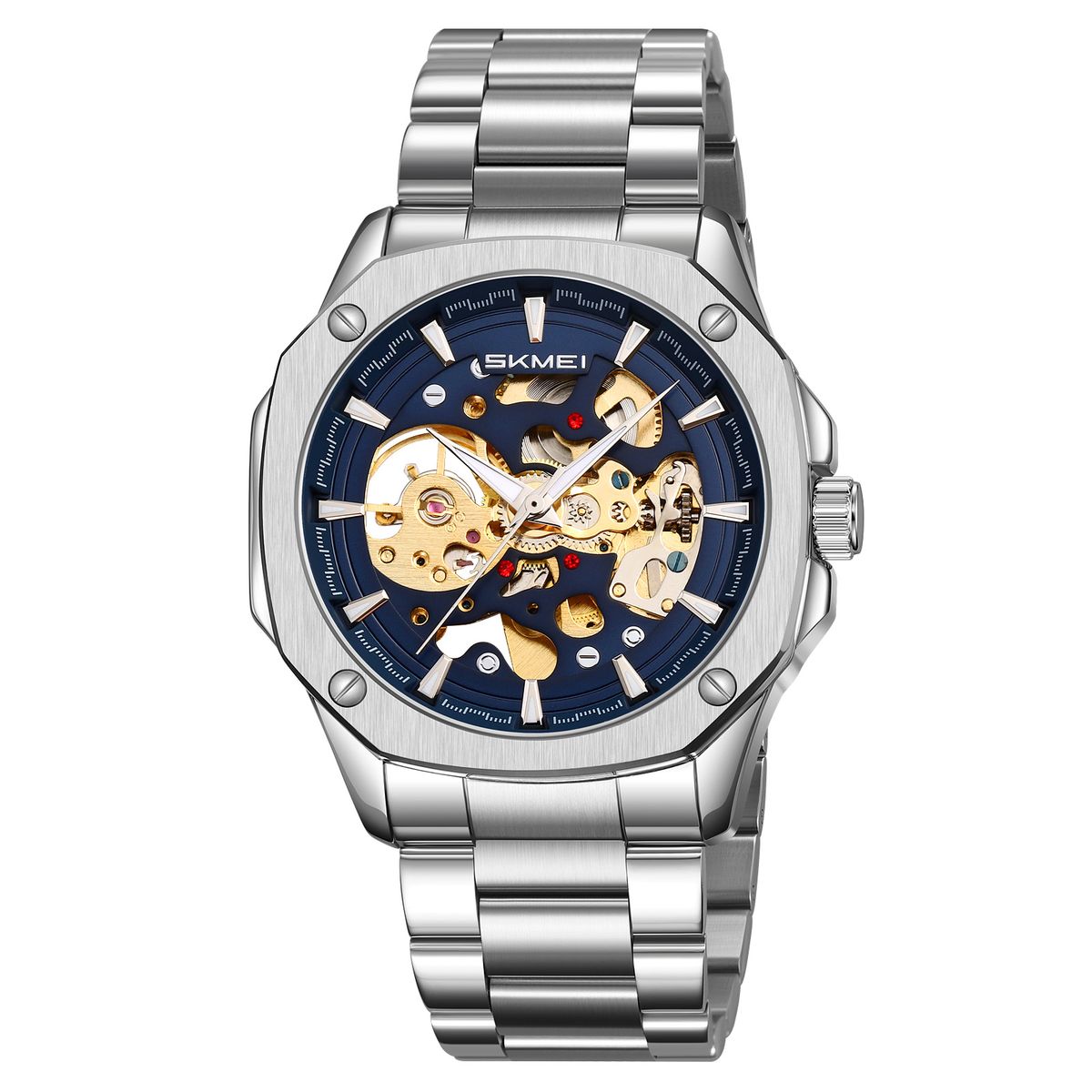 SKMEI - Reloj Skmei 9378 ACERO MECANICO Tourbillon AUTOMATICO