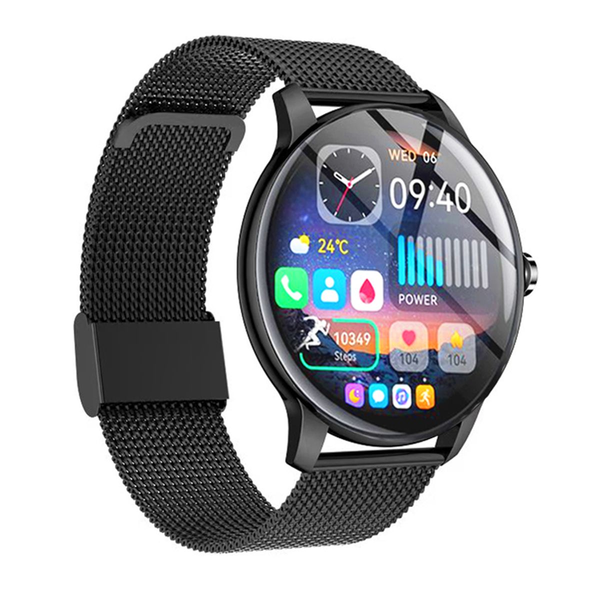 TOUMI - Smartwatch Toumi Watch Fit Pro Negro Bluetooth Deportivo