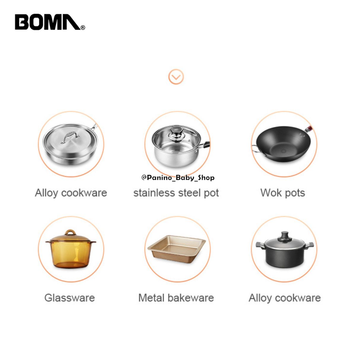 BOMA - Cocina Eléctrica Placa Solida BOMA -BM04A1- Blanco