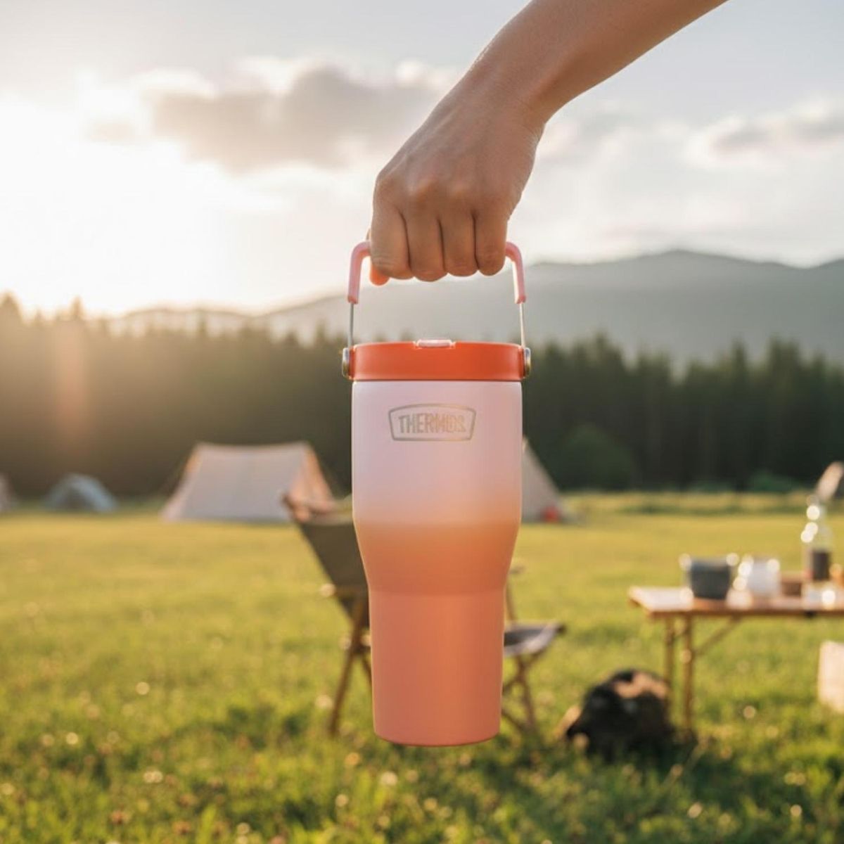 THERMOS - Termo Para Bebida Outdo 850 Ml Naranja