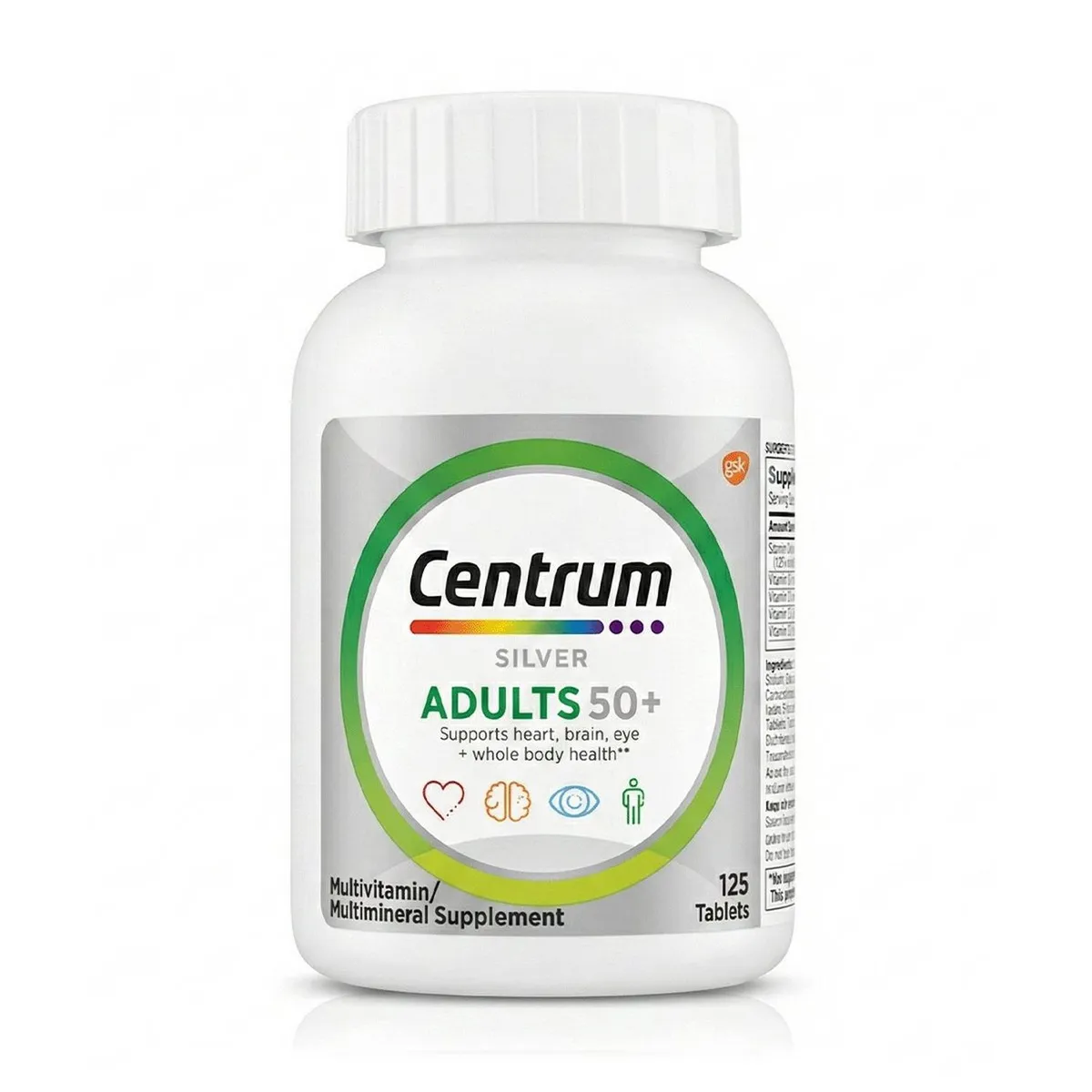 CENTRUM - Silver Adults 50+ (125 Tabletas) - Centrum