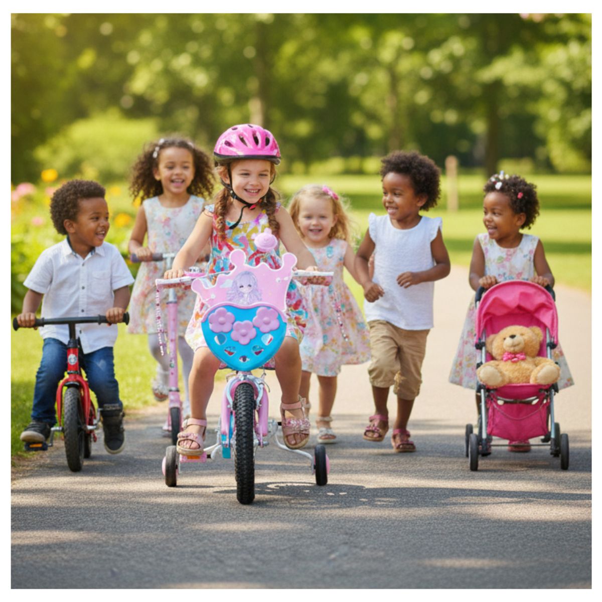 GENERICO - Bicicleta para Niña Emils Aro 12”  Ideal para Primeros Paseos