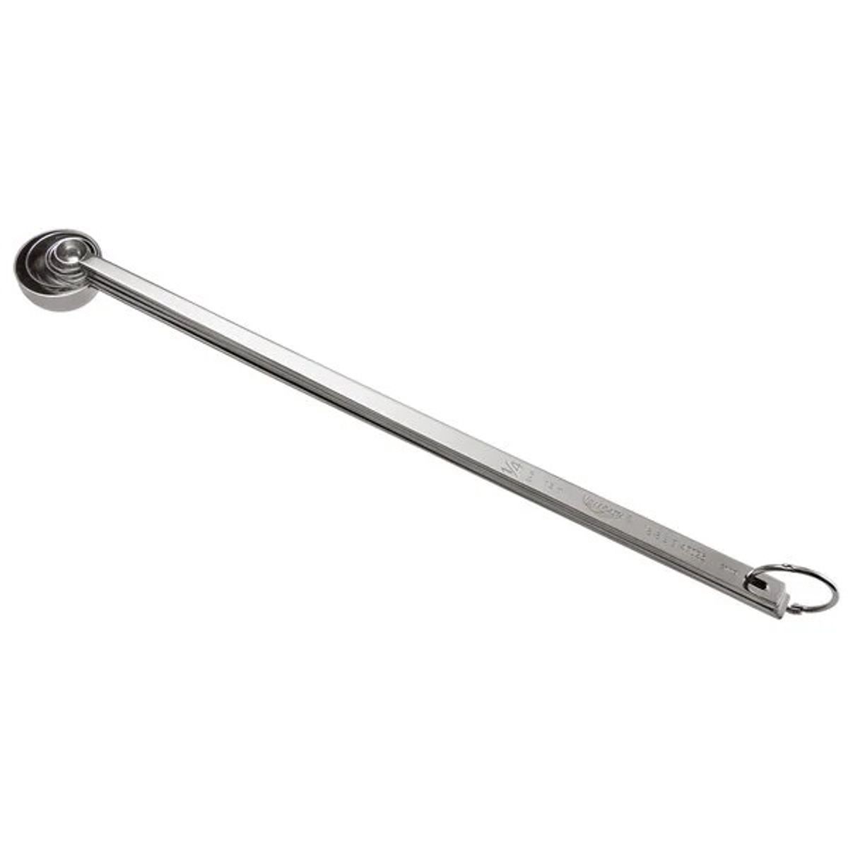 WINCO - SET DE CUCHARAS MEDIDORAS MANGO LARGO WINCO ACERO INOX