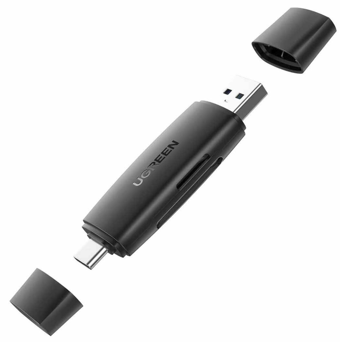 UGREEN - Lector de Tarjetas UGREEN SD/TF 2 en 1 USB-C y USB B 3.0