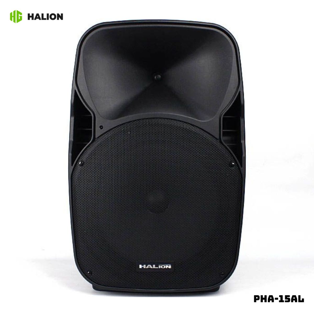 HALION - PARLANTE ACTIVO HALION 800W 2 MICROFONOS BATERIA - PHA-15AL