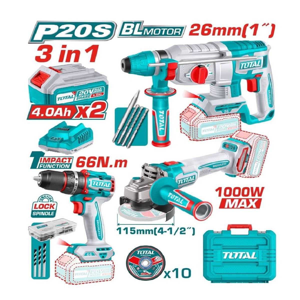 TOTAL - Total Tools TOSLI241198