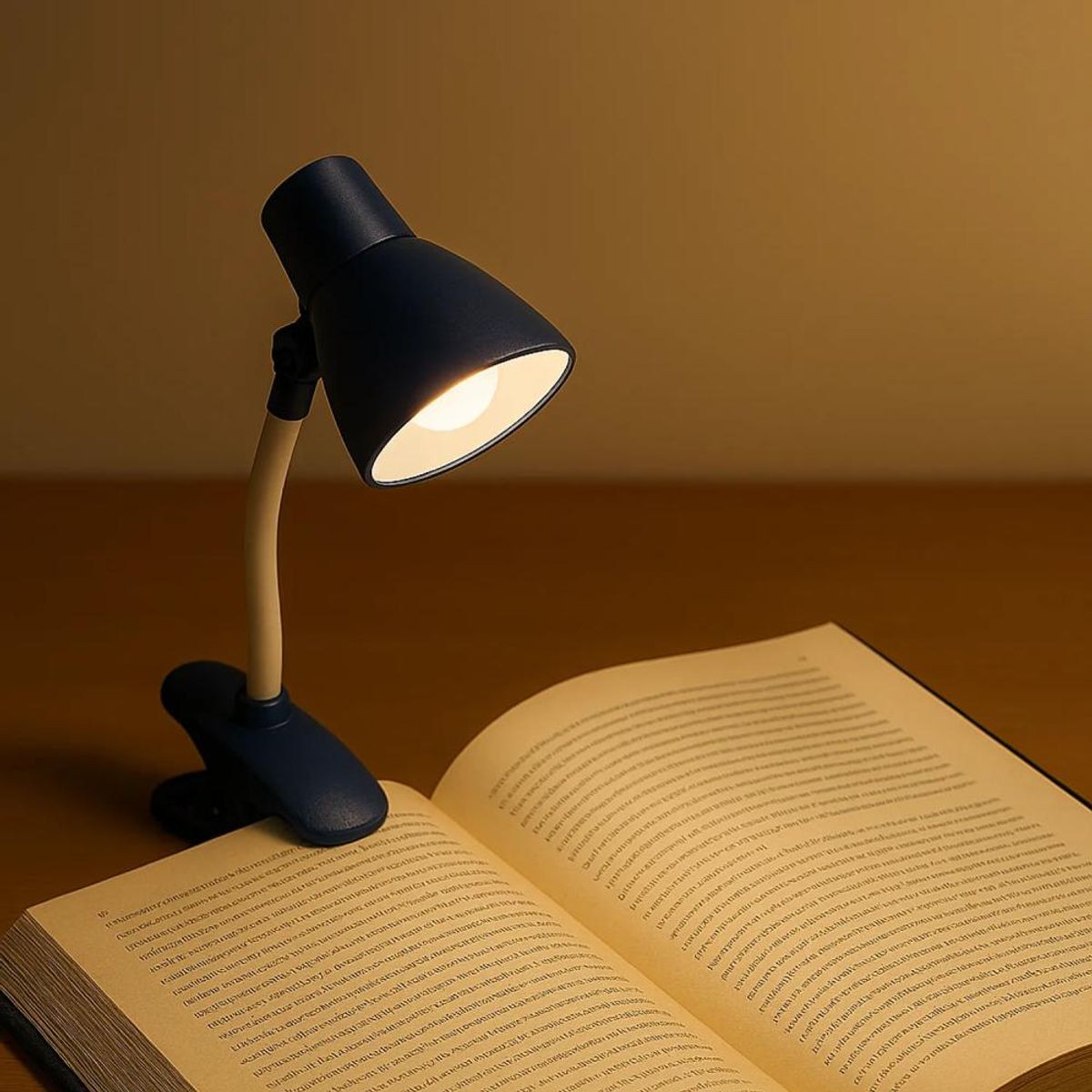 JUST HOME COLLECTION - Lámpara de Escritorio Azul Deer  Iluminación Ajustable y Moderna