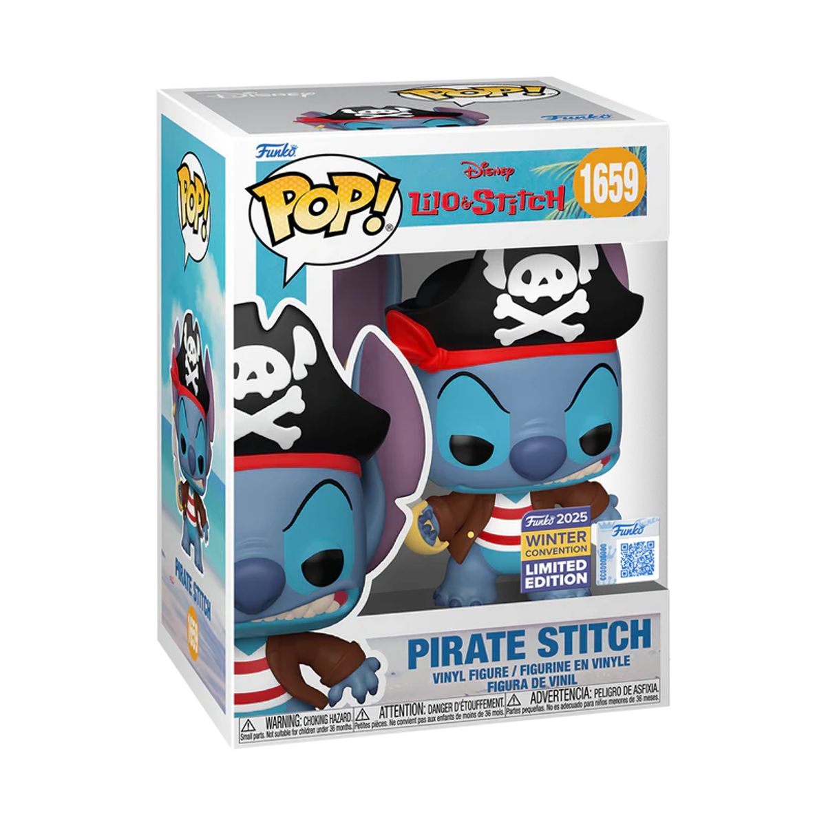 FUNKO - Funko Lilo & Stitch N° 1659 Pirate Stitch Winter Convention 2025