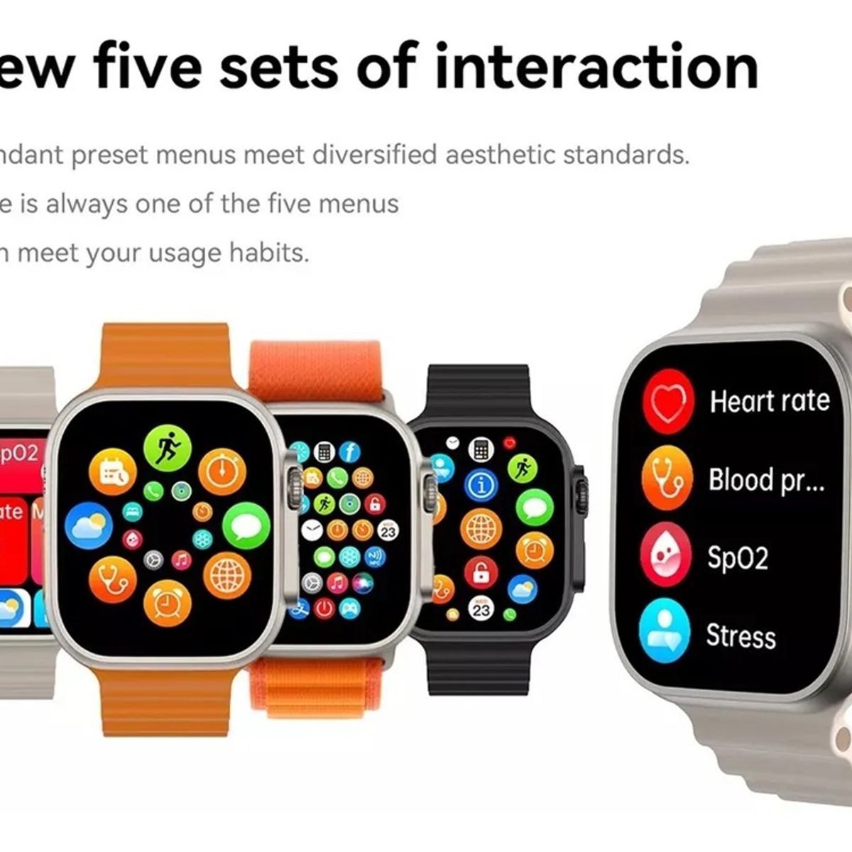 GENERICO - Smartwatch T900 Ultra 3 Plateado