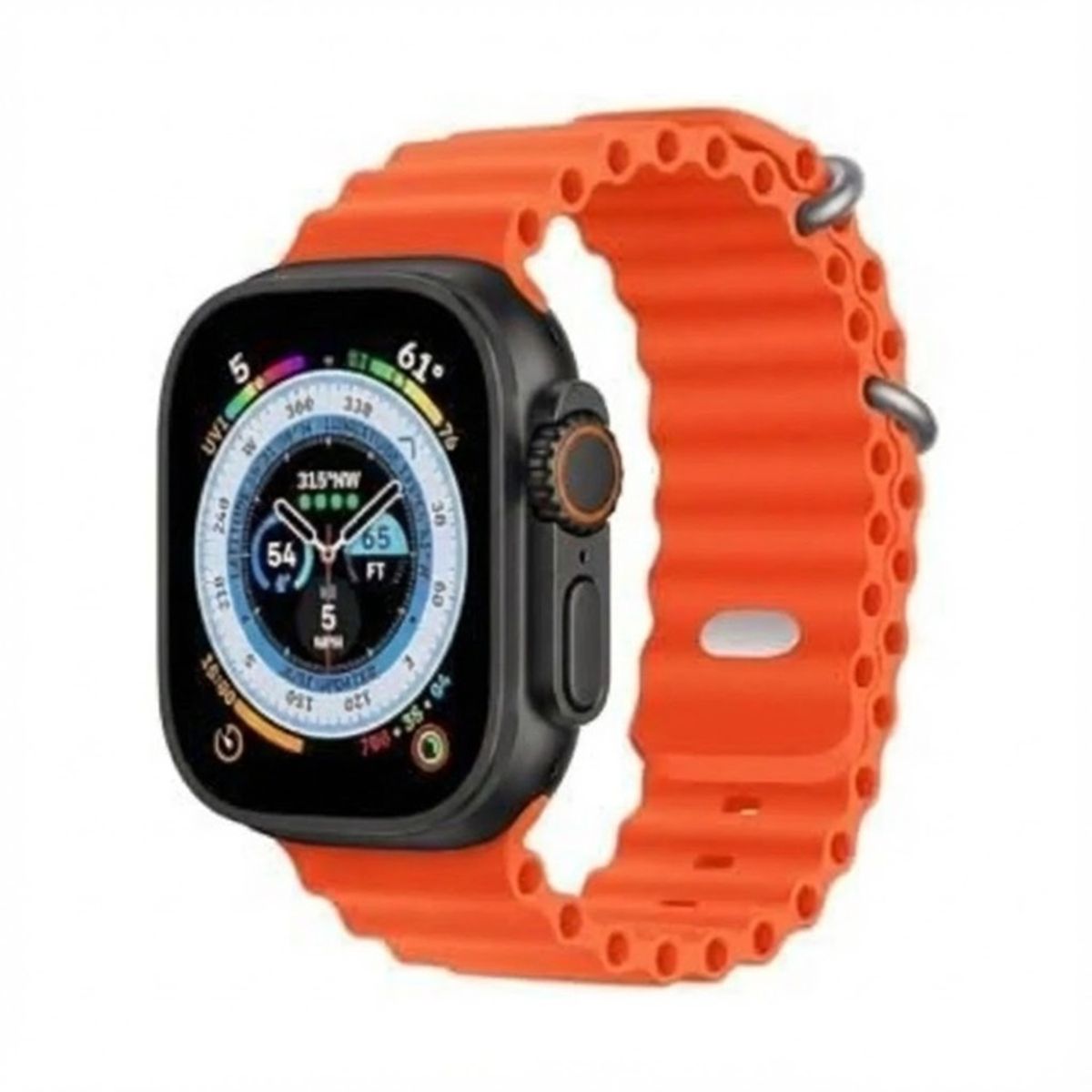 GENERICO - Smartwatch KW28 ULTRA 3 Con 7 correas Negro