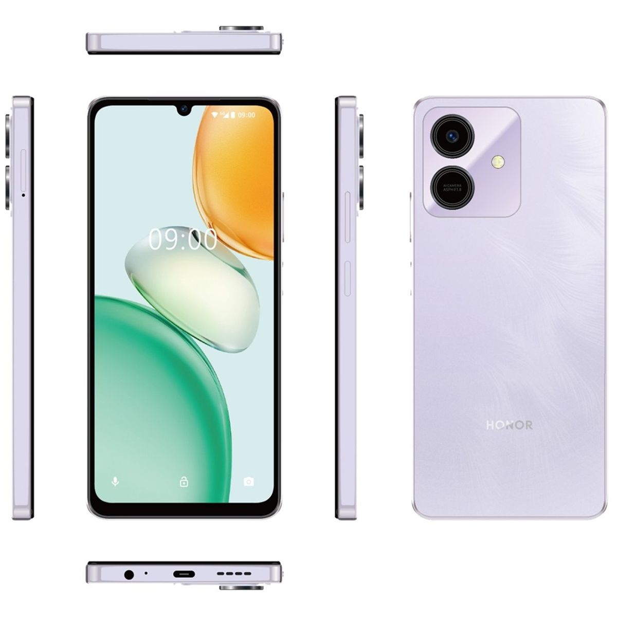 HONOR - HONOR PLAY 10 New Model  64GB ROM+  3GB RAM / PANTALLA 6.74"/ MEDIATEK HELIO G81/ ANDROID 15/ MORADO
