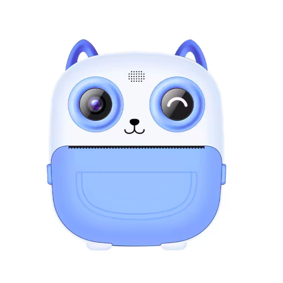 GENERICO - Cámara Digital Instantánea Mini Impresora Para Niños - Búho Azul