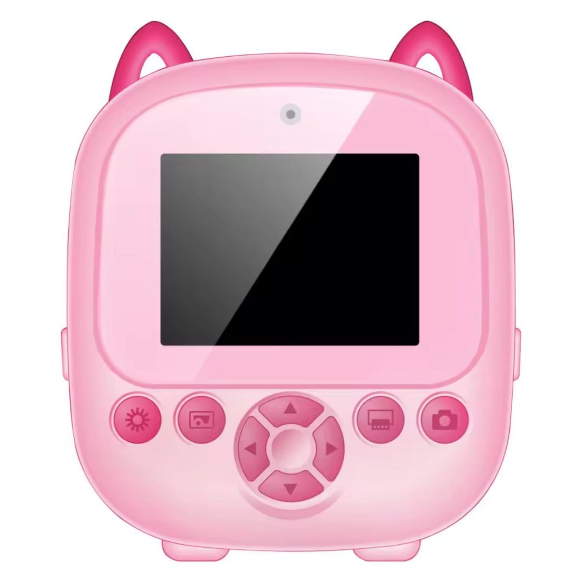 GENERICO - Cámara Digital Instantánea Mini Impresora Para Niños - Búho Rosado