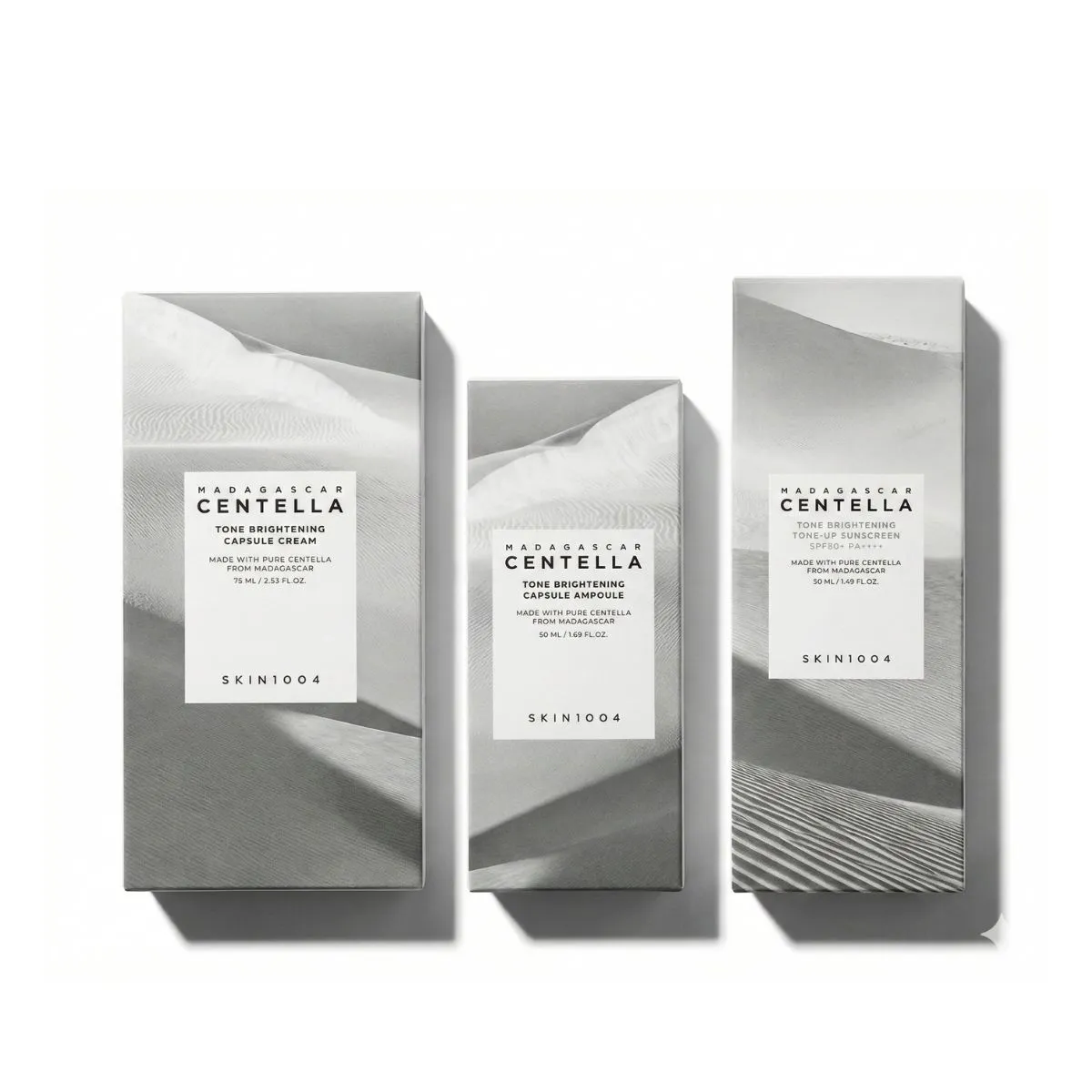 SKIN1004 - SKIN1004 Madagascar Centella Tone Brightening Set Trio Iluminador Intensivo Perfecto