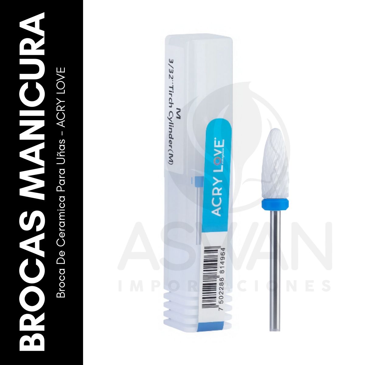 GENERICO - Broca De Ceramica Para Uñas - ACRY LOVE