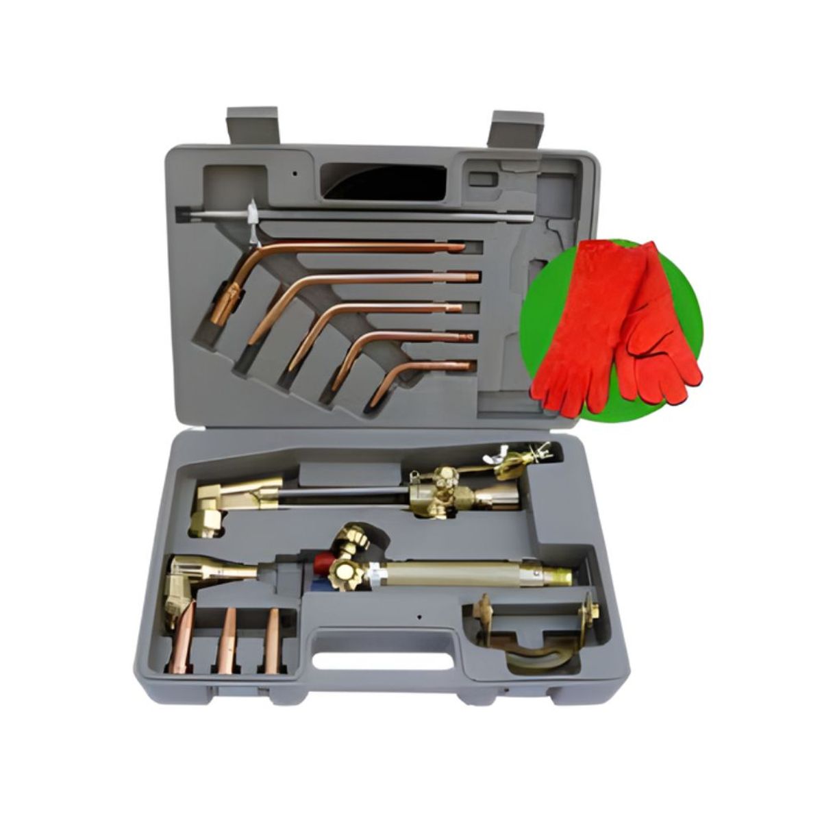 GENERICO - KIT CAÑA DE CORTE Y SOLDAR CON GUANTE ZWCK-14