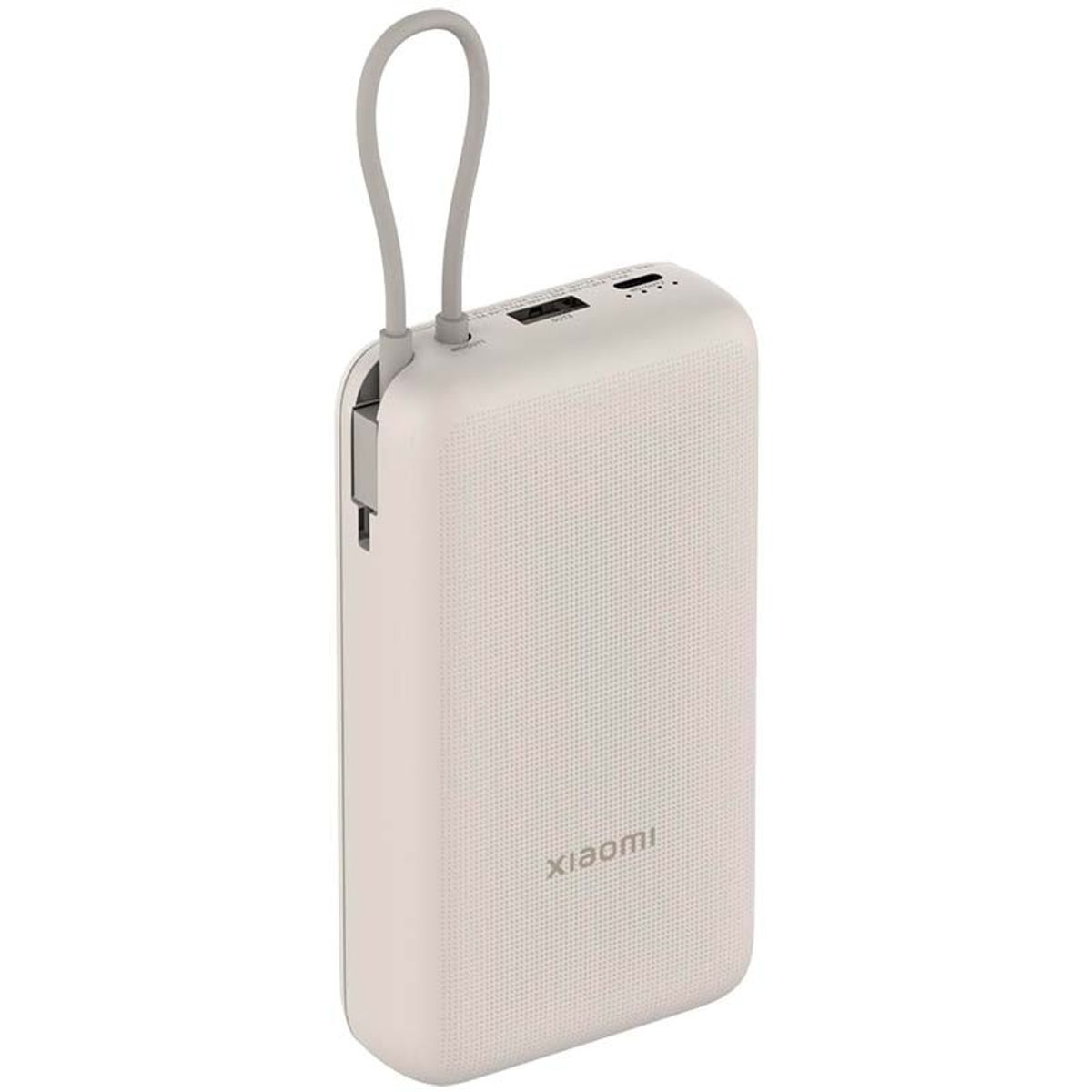 XIAOMI - Power Bank Xiaomi 20000mah 33w Carga Rapida cable Integrado - Beige
