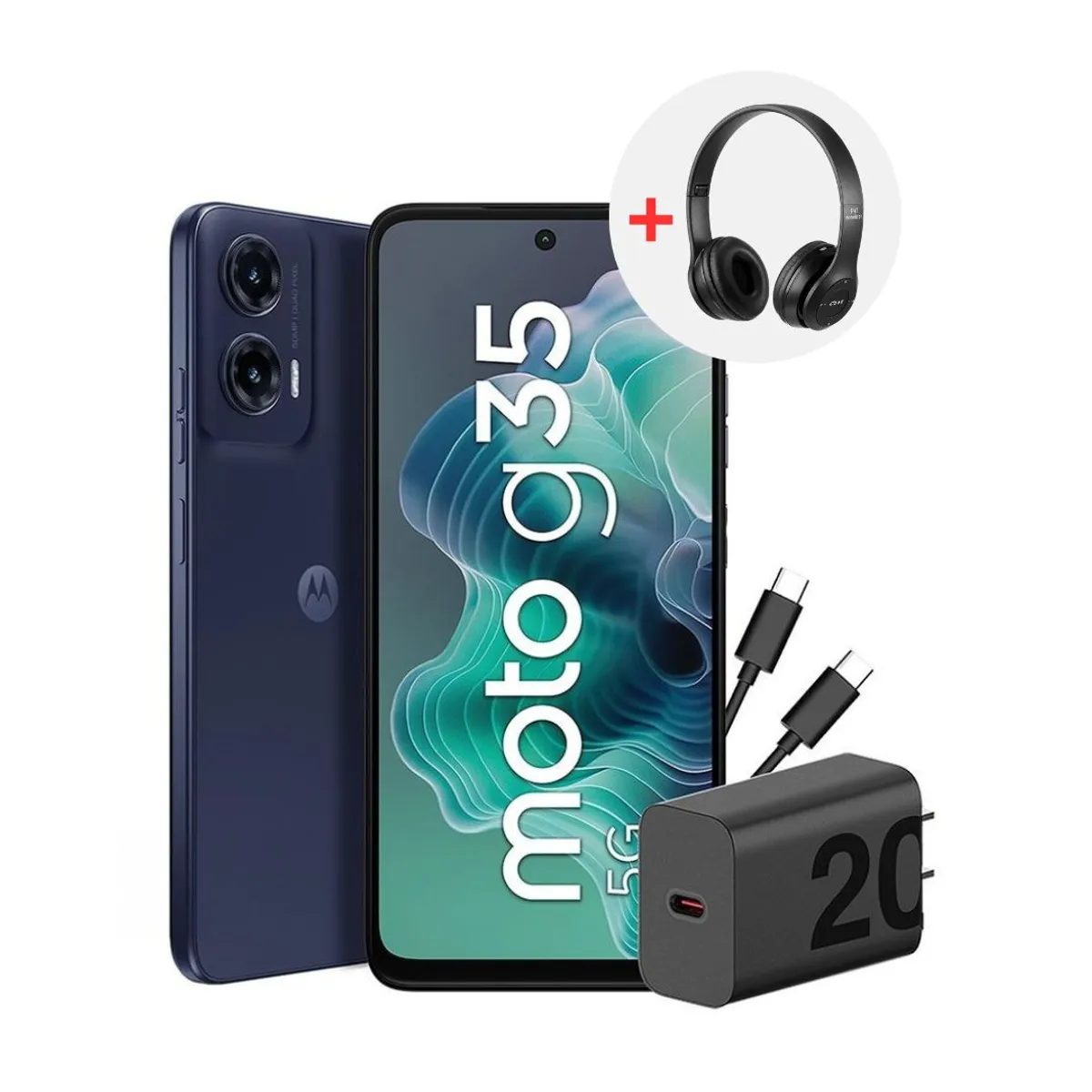 MOTOROLA - CELULAR MOTOROLA G35 4 RAM 256GB NEGRO + REGALO