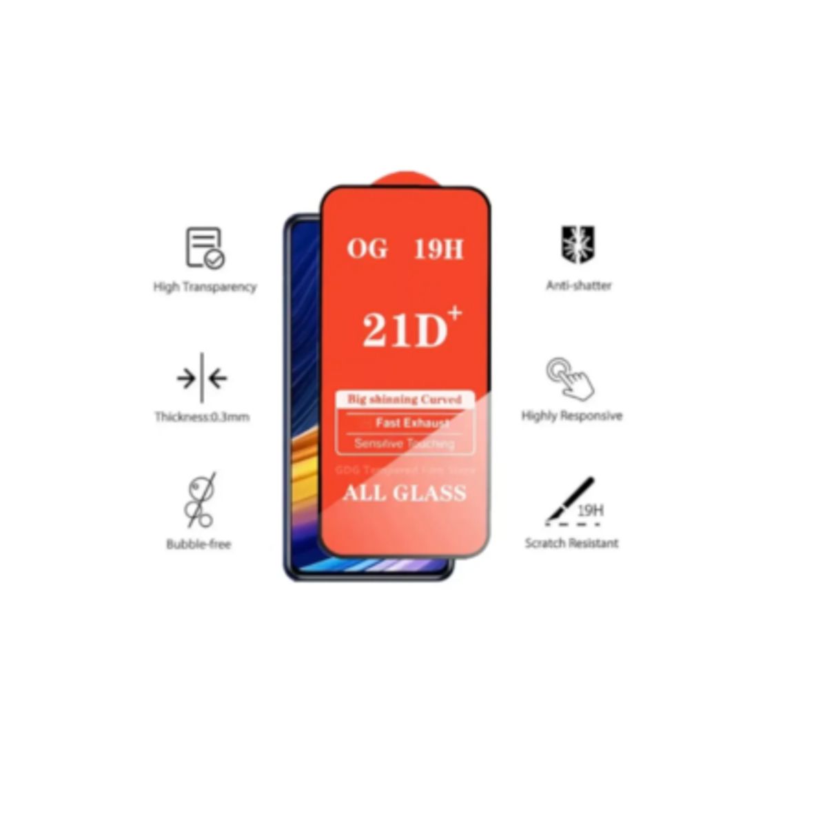 SPACE - Protector de Pantalla vidrio  para samsung a56