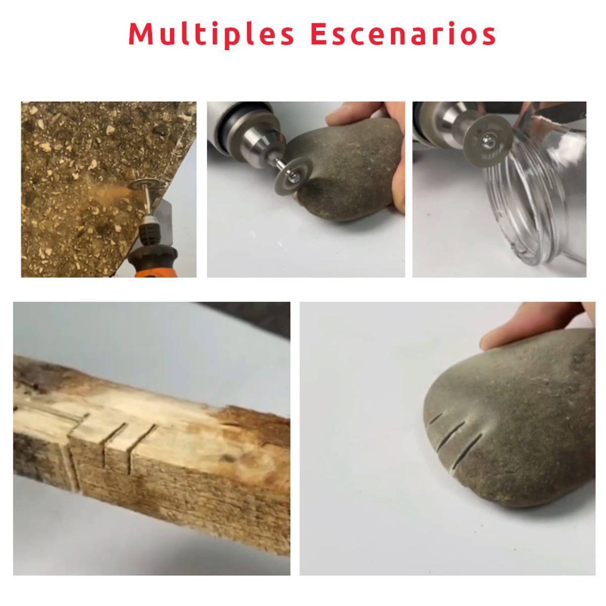 GENERICO - 12 Piezas Discos Diamantados Corte Dremel Amoladora Minidril