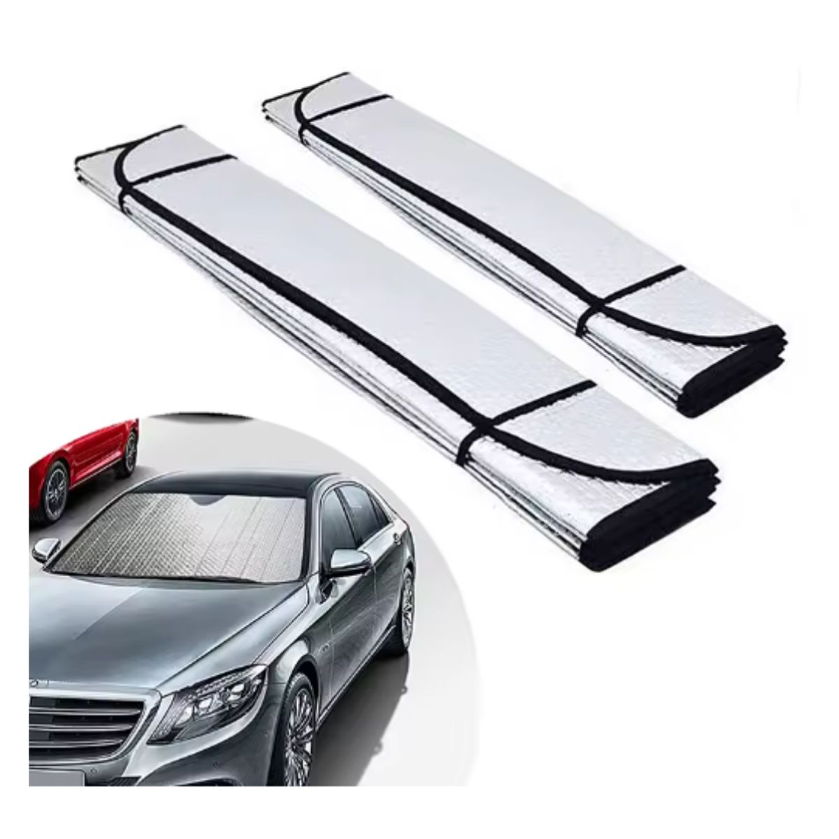 GENERICO - PARASOL PARA VENTANA DELANTERA DE COCHE