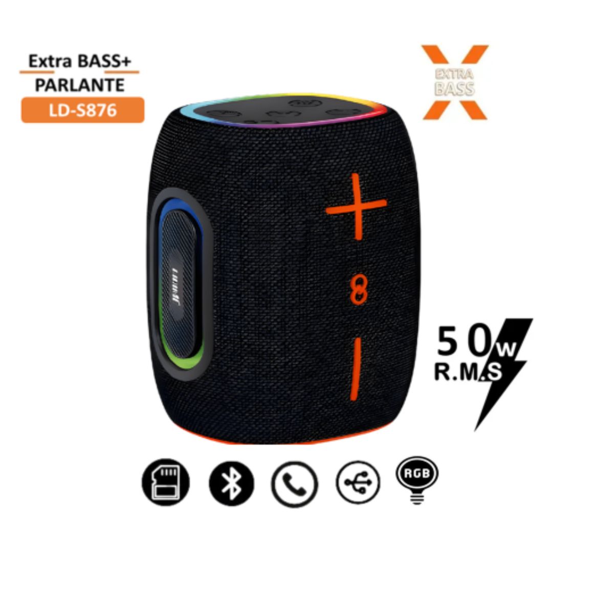 LIDIMI - Parlante Lidimi LD-S876 Bluetooth  50W