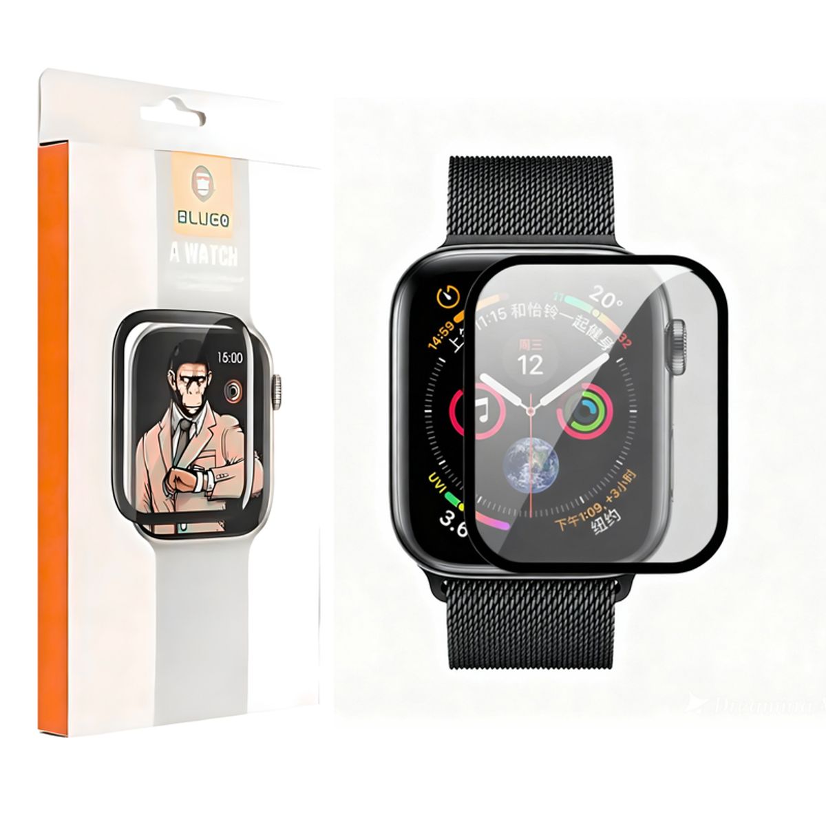 SHIELD - Mica Protector de Cerámica Mate para Apple Watch SE 44mm