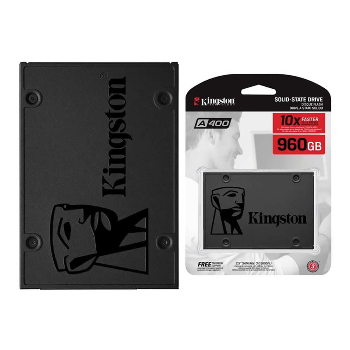 KINGSTON - DISCO DURO SOLIDO DE 960 GB SATA KINGSTON A400