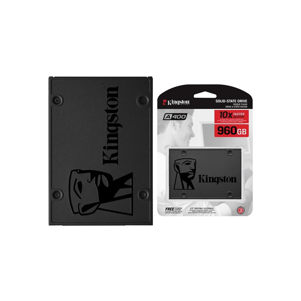 KINGSTON - DISCO DURO SOLIDO DE 960 GB SATA KINGSTON A400