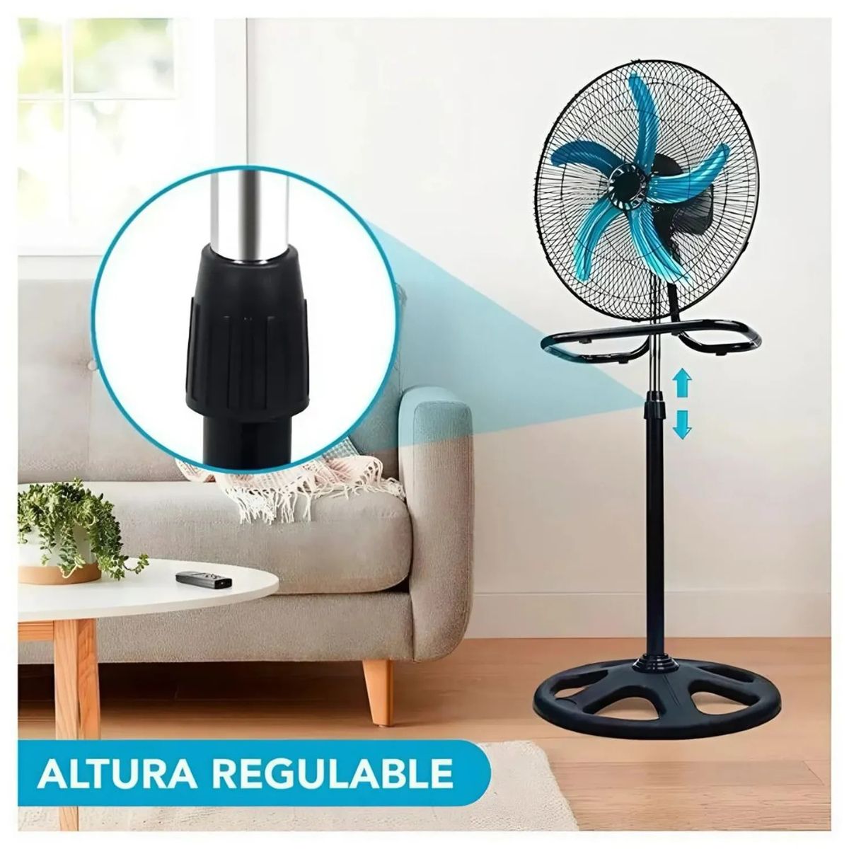 OEM - Ventilador 3 en 1 Pie Pared Mesa 18" Pulgadas 65W
