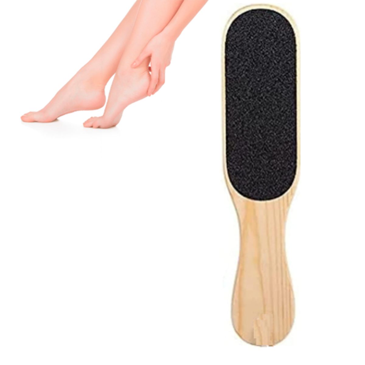 GENERICO - PACK LIMA PARA PIES MADERA X 12 UNIDADES