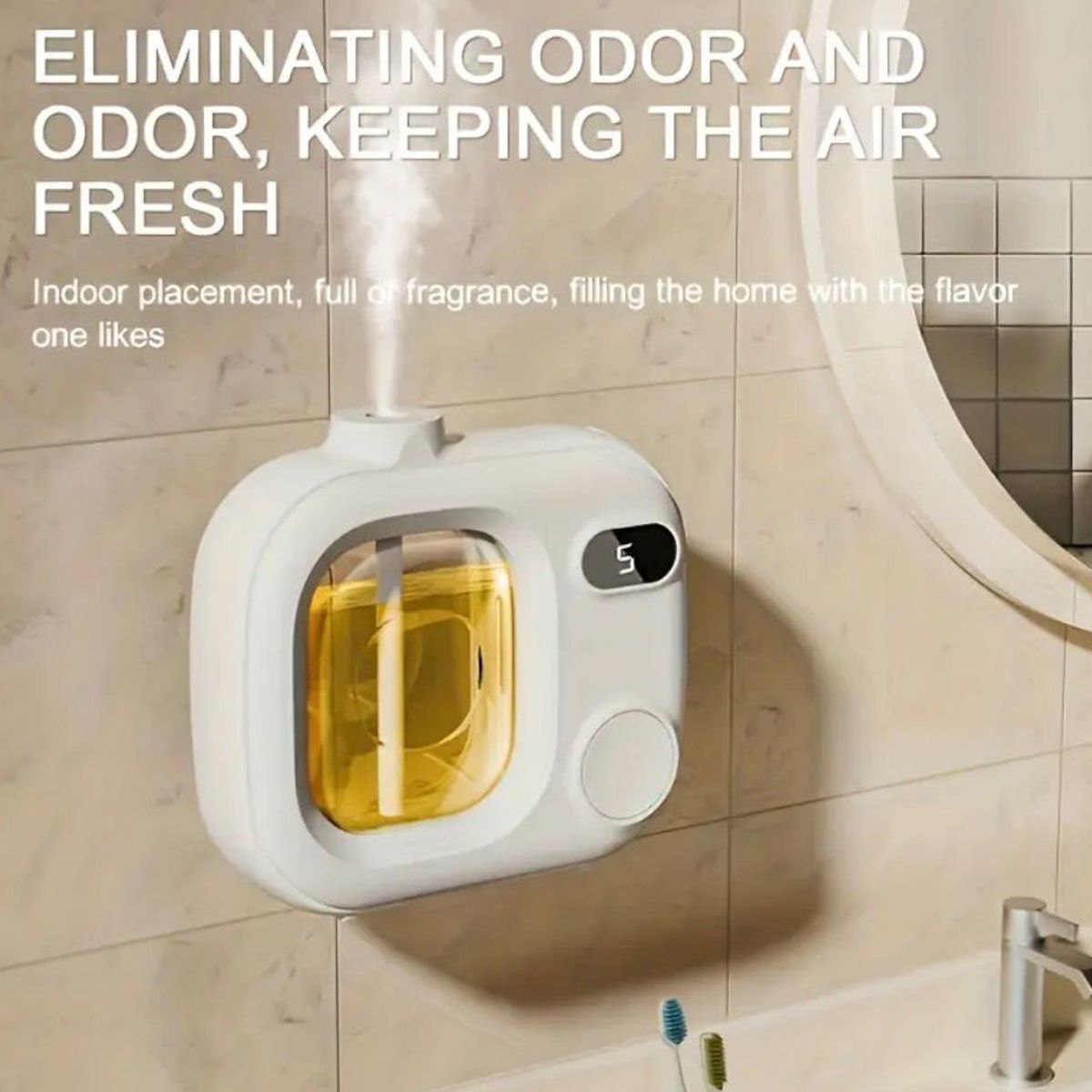 GENERICO - AMBIENTADOR RECARGABLE HUMIFICADOR DISPENSADOR AROMAS