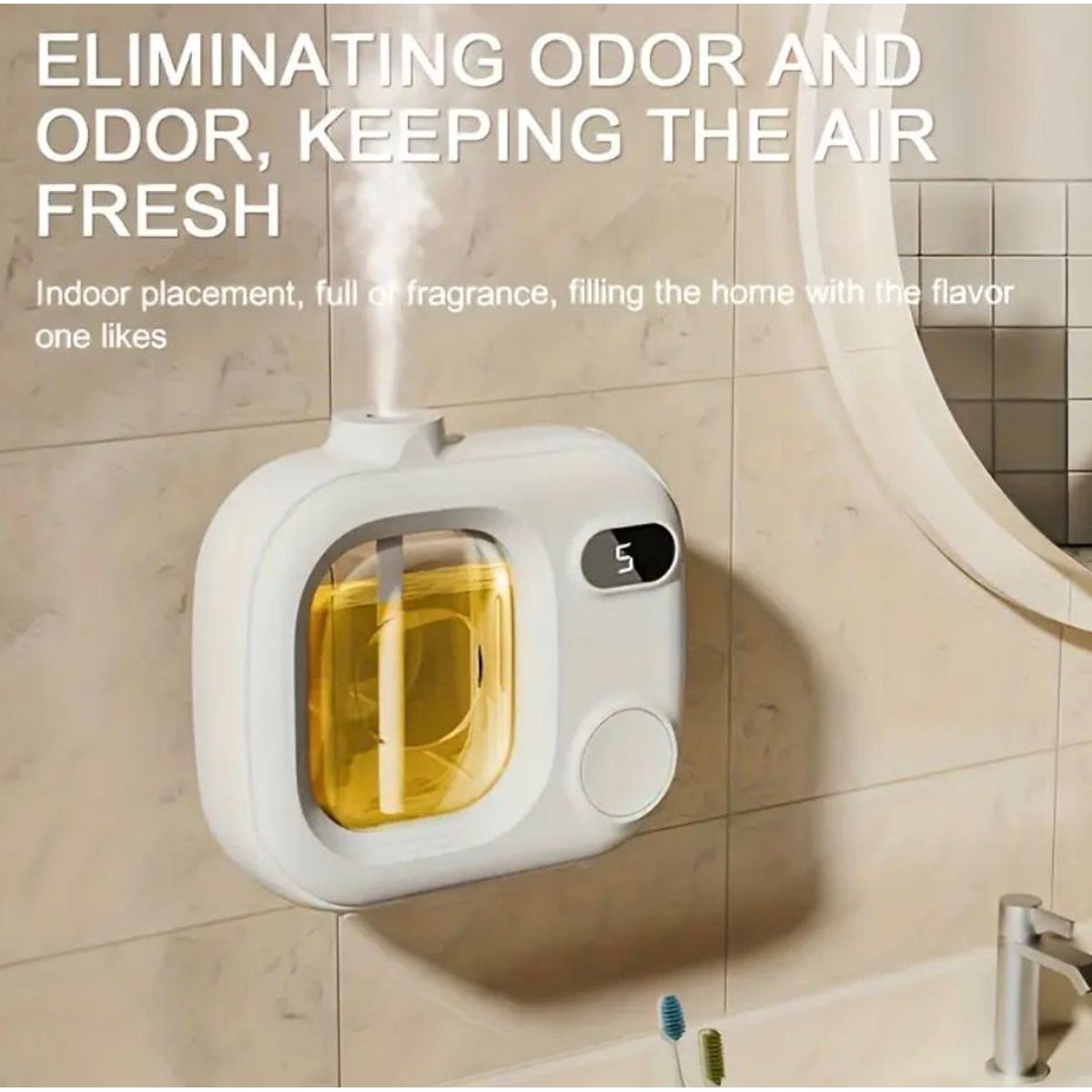 GENERICO - AMBIENTADOR RECARGABLE HUMIFICADOR DISPENSADOR AROMAS