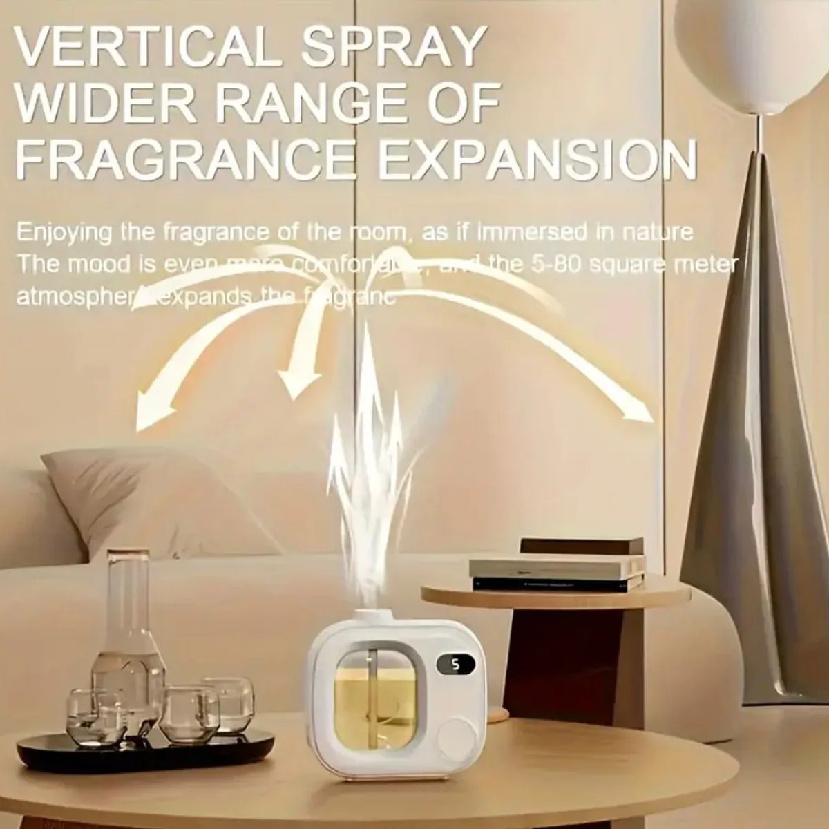 GENERICO - AMBIENTADOR RECARGABLE HUMIFICADOR DISPENSADOR AROMAS