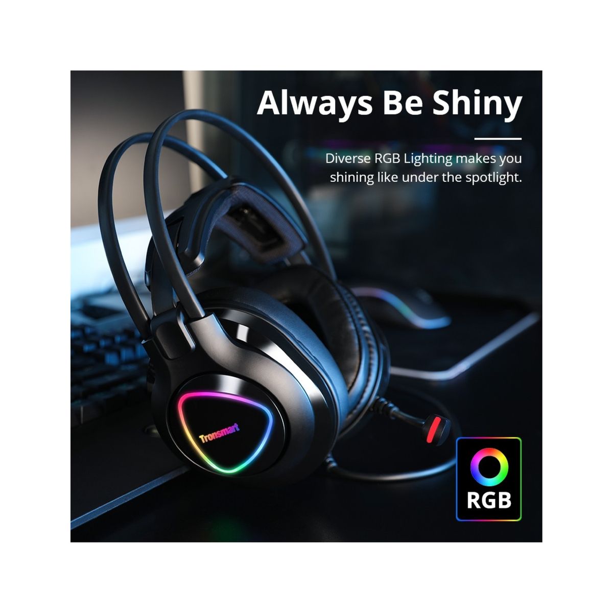 TRONSMART - Audífonos Glary Alpha Tronsmart Gaming Headset