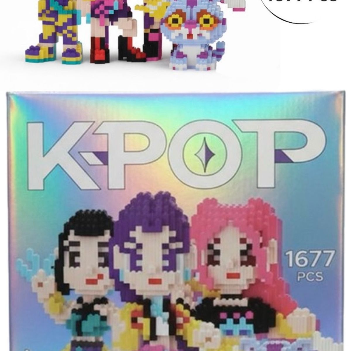 GENERICO - Box De Legos Guerreras Del K-pop- 4 Figuras - 1677 Piezas