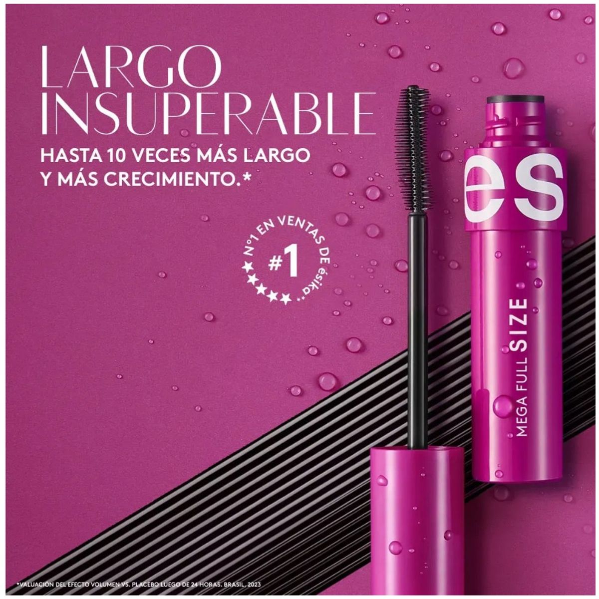 ESIKA - Mega Full Size Máscara de Pestañas a Prueba de Agua